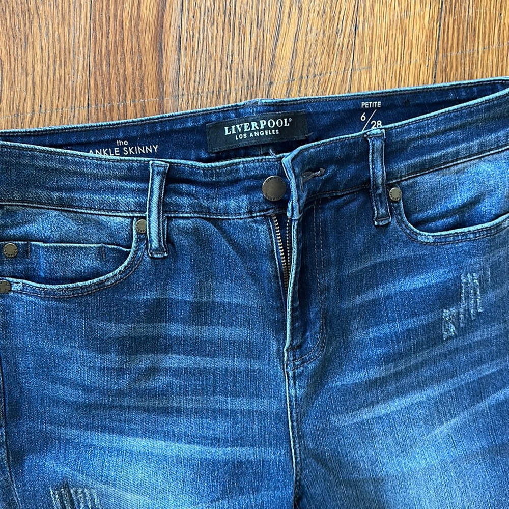 Liverpool 6/28 ankle skinny jeans EUC